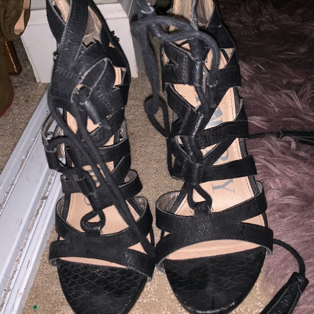 Black heels